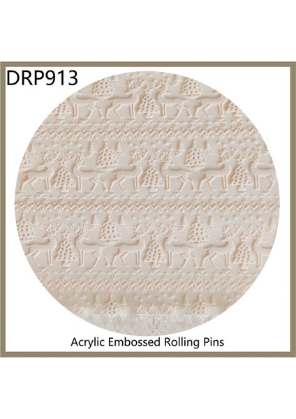 DRP913 Stili 20X196MM Mutfak Aksesuarları Kek Dekorasyon Malzemeleri Oyulmuş 3D Fırın Dokulu Oklava Tasarımları (Yurt Dışından)