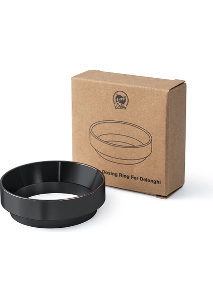 Manyetik Siyah Stil 53 mm 1 Adet Delonghi Cafemasy Için Manyetik Anti-Damla Dozaj Halkası Huni Kahve Makinesi Bira Kase Kahve Tozu Aracı (Yurt Dışından)