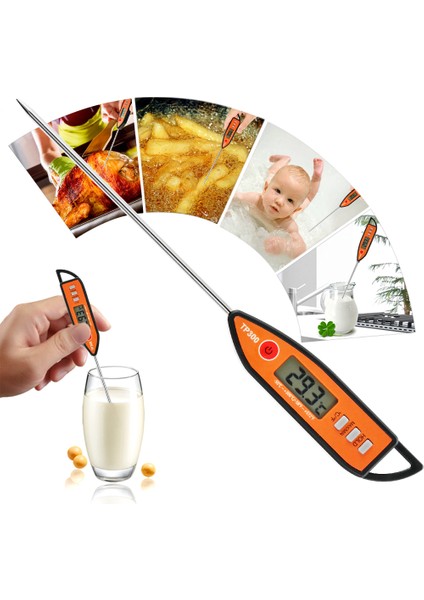 Pic Gösterisi Tarzı Olarak Gıda Termometresi Dijital Mutfak Termometresi Et Suyu Süt Pişirme Ölçer Izgara Barbekü Elektronik Fırın Ev Mutfak Aracı (Yurt Dışından)