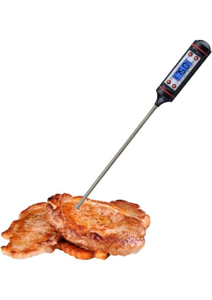 Siyah Stil 1 Adet Gıda Termometresi Dijital Ekran Sıvı Barbekü Gıda Süt Pişirme Taşınabilir Anahtarı Ev Mutfak Için Çok Amaçlı Araçlar (Yurt Dışından) fırsatları