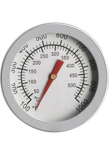Gümüş Tarzı Sıcak Çelik Fırın Ocak Termometre Sıcaklık Göstergesi Mini Termometre Izgara Sıcaklık Göstergesi Ev Mutfak Gıda Için (Yurt Dışından)