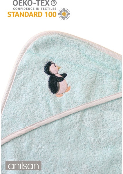 Pamuk Bebek Kundak Havlusu - Penguen Desenli Yumuşak Bebek Havlusu Seçenekleri fiyatları