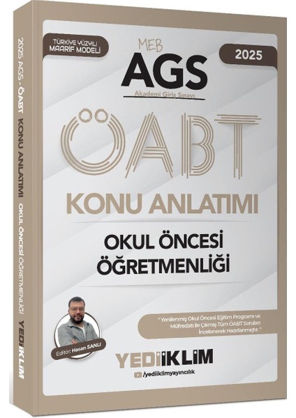 2025 Meb Ags Öabt Okul Öncesi Öğretmenliği Konu Anlatımı - Hasan Sanlı