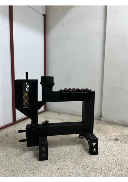 Pelet Soba ızgara krom ömürlük malzeme