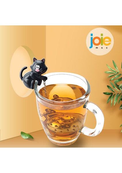 Beyaz Kedi Stili Joıe Çay Süzgeci Yaratıcı Güvenli Çay Poşeti Filtre Kedi Şekilli Sevimli Çay Süzgeci - Çaydanlık ve Fincan Kullanımı Için Sevimli Insan Şekilli Gıda Sınıfı (Yurt Dışından)