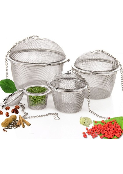 8.5cm Tarzı 5 Boyutlu Paslanmaz Çelik Süzgeç Çay Demlik Kilidi Baharat Çay Süzgeç Tel Süzgeç Çay Filtresi Süzgeçler Mutfak Aksesuarları (Yurt Dışından) fiyatları