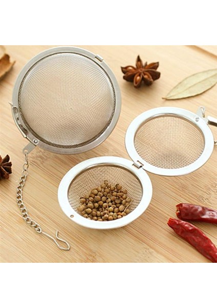 2 Adet 7cm Tarzı 2 Parça Paslanmaz Çelik Çay Süzgeci Çaydanlık Tepsi Baharat Çay Süzgeci Bitki Filtresi Çay Seti Aksesuarları Çay Demlik Çay Süzgeci Teaware (Yurt Dışından)