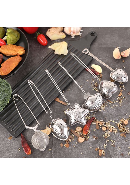 45MMX160MM Stili Çelik Saplı Çay Süzgeci Çay Topu Çay Demliği Mutfak Aracı Cof Baharat Filtre Demlik Çay Aksesuarları (Yurt Dışından) modelleri