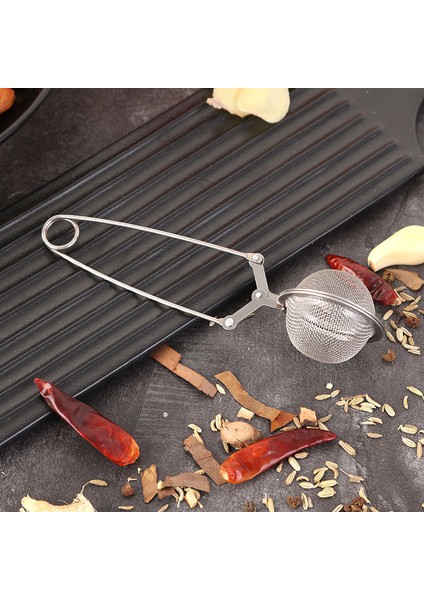 45MMX160MM Stili Çelik Saplı Çay Süzgeci Çay Topu Çay Demliği Mutfak Aracı Cof Baharat Filtre Demlik Çay Aksesuarları (Yurt Dışından) indirimleri