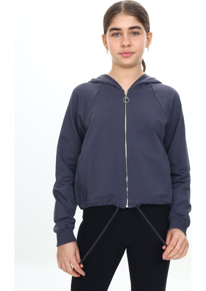 Kız Çocuk Kapüşonlu Hırka