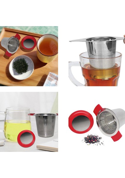 G225141 Stili Paslanmaz Çelik Çay Filtresi Çaydanlık Kilitli Baharat ve Bitki Süzgeci Yeniden Kullanılabilir - Açık Çay Için (Yurt Dışından) indirimleri