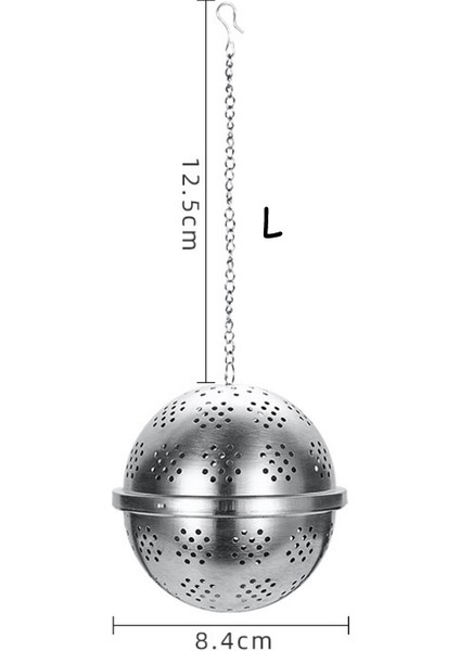 L Tarzı 304 Paslanmaz Çelik Top Şekilli Çay Süzgeci Gevşek Çay Yaprak Baharatı Için Çaydanlık Mutfak Araçları (Yurt Dışından)