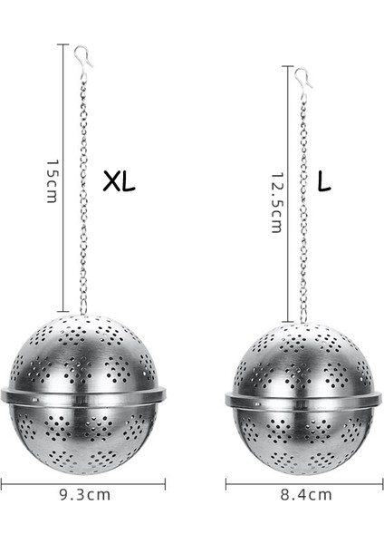 L Tarzı 304 Paslanmaz Çelik Top Şekilli Çay Süzgeci Gevşek Çay Yaprak Baharatı Için Çaydanlık Mutfak Araçları (Yurt Dışından) indirimleri