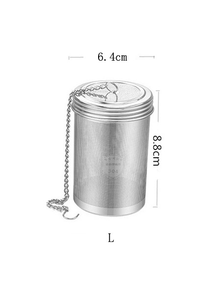 L Tarzı Yaratıcı Paslanmaz Çelik Çay Süzgeci Yaprak Baharat Bitkisel Demlik Tekrar Kullanılabilir Filtre Ev Mutfak Aksesuarları (Yurt Dışından)
