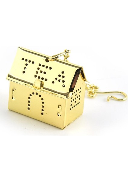 Açık Altın Tarzı Paslanmaz Çelik Çay Demliği Şeklinde Çay Demliği Mutfak Çay Seti Aksesuarları Çay Topu Baharat Çiçek Çay Süzgeci Bitki Süzgeci (Yurt Dışından)