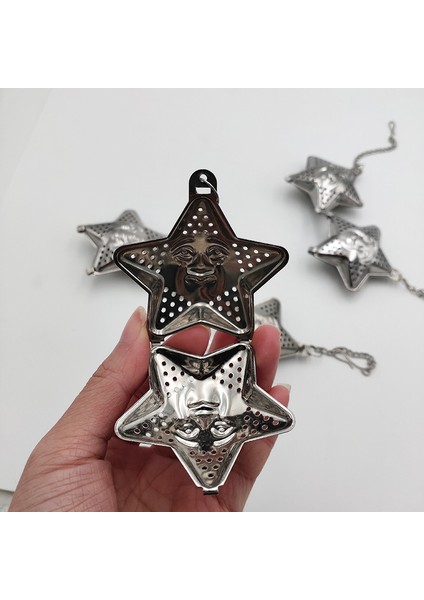 Drak Sarı Tarzı Yıldız Çay Süzgeci Renkli Paslanmaz Çelik Çay Süzgeci Baharat Filtre Içecek Eşyaları Mutfak Araçları Aksesuarları (Yurt Dışından) indirimleri