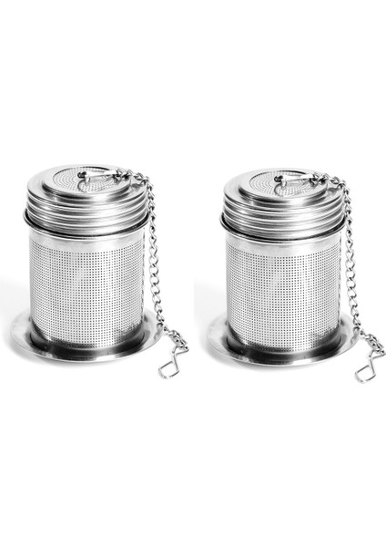 2 Paket Stili Çay Topu Süzgeç & Pişirme Süzgeci, Ekstra Ince Mesh Çay Süzgeci - Paslanmaz Çelik (Yurt Dışından)