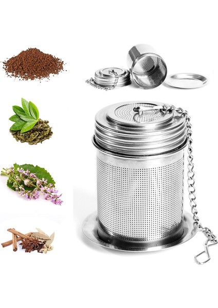 2 Paket Stili Çay Topu Süzgeç & Pişirme Süzgeci, Ekstra Ince Mesh Çay Süzgeci - Paslanmaz Çelik (Yurt Dışından) modelleri