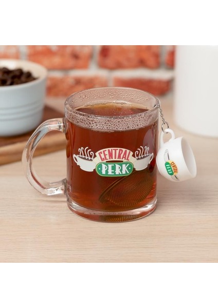 Fildişi Tarzı Friends Tv Dizisi Central Perk Kahve Fincanı Çelik Çay Süzgeci Mutfak Aksesuarları Çay Demliği Poşet (Yurt Dışından) fiyatları