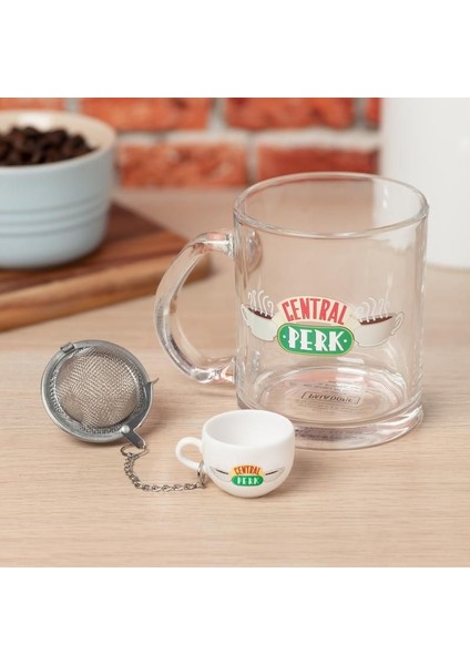 Fildişi Tarzı Friends Tv Dizisi Central Perk Kahve Fincanı Çelik Çay Süzgeci Mutfak Aksesuarları Çay Demliği Poşet (Yurt Dışından) modelleri