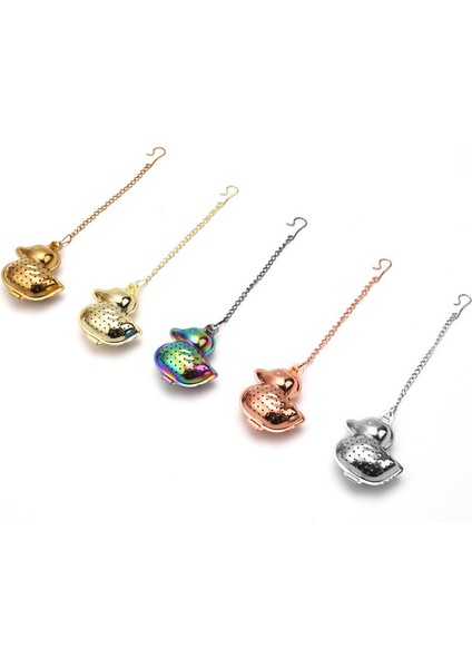 Işıkaltın Tarzı Küçük Ördek Şekilli Asılı Çay Süzgeci Filtre Elek Çay Yaprağı Baharat Için Paslanmaz Çelik Ev Mutfak Aksesuarları (Yurt Dışından) modelleri