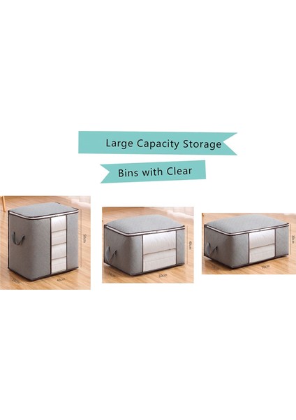 Büyük Kapasiteli Giysi Saklama Çantası Yorgan, 48X28X50CM (Yurt Dışından) modelleri