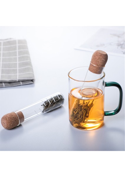 Bir Stil Yaratıcı Çay Süzgeci Çaydanlık Test Tüpü Çay Süzgeci Bitki Süzgeci Şeffaf Boru Çay Demleme Araçları Mutfak Aksesuarları (Yurt Dışından) indirimleri