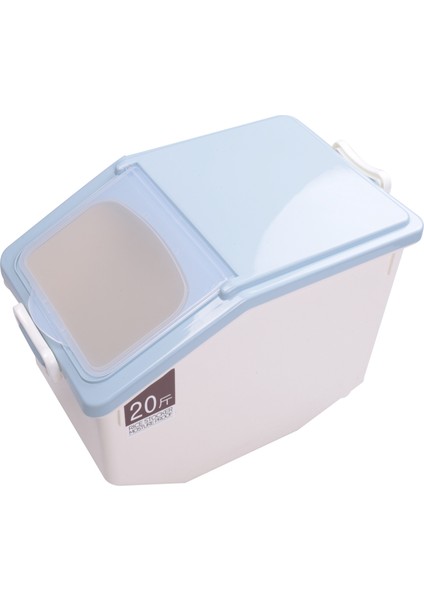 Mutfak Için Tekerlekli 10KG / 22LB Pirinç Saklama Kabı (Yaklaşık 50 Bardak) (Yurt Dışından)