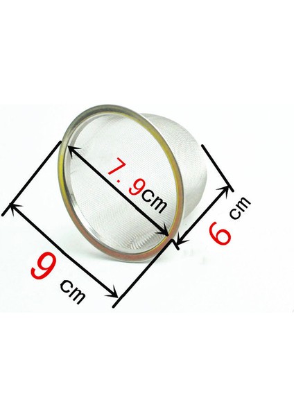 9cm Tarzı Paslanmaz Çelik Filtreli Çay Demlik Çay Yaprak Baharat Süzgeci Içecekler Mutfak Aksesuarları (Yurt Dışından)