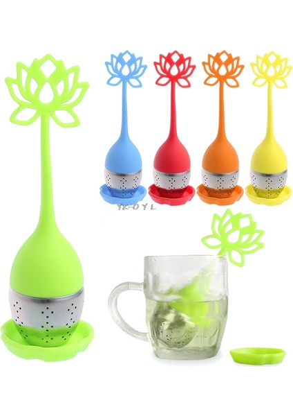 Mavi Stil M Beden Benzersiz Sevimli Çay Süzgeci Silikon Lotus Gevşek Çay Demliği Paslanmaz Çelik Filtre Çaydanlık Için Çay ve Kahve Içecek Süzgeci Hediye (Yurt Dışından) fiyatları