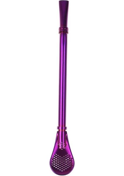 Mor Tarzı Paslanmaz Çelik Içme Pipeti Çay Süzgeci El Yapımı Yerba Mate Çay Süzgeci Kab Washable Içme Pipetleri Çay Karıştırma Aracı Dropship (Yurt Dışından)