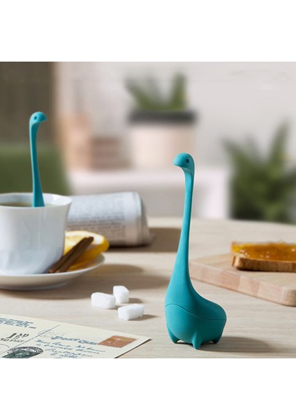 No.1 Tarzı 2021 Yeni Yaratıcı Silikon Sap Süzgeç Dinozor Gevşek Yaprak Çay Süzgeçleri Uzun Sap Dikey Çay Demleyici Silikon Süzgeç (Yurt Dışından) modelleri