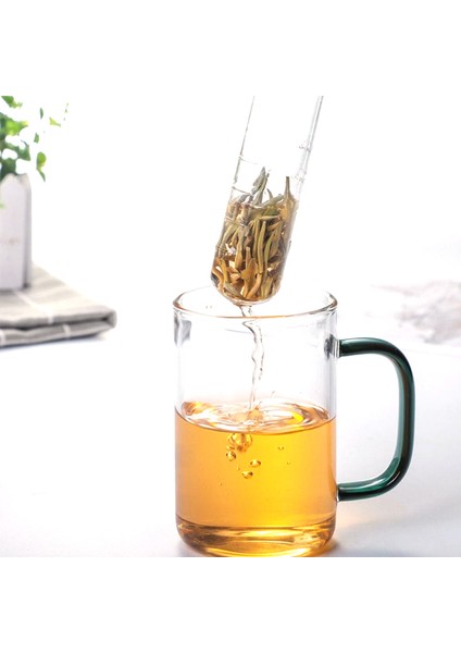 Stili Temizle Bardak Çay Süzgeci Yaratıcı Boru Cam Tasarım Filtre Kupa Için Şık Filtre Puer Bitki Çayı Araçları (Yurt Dışından) fiyatları