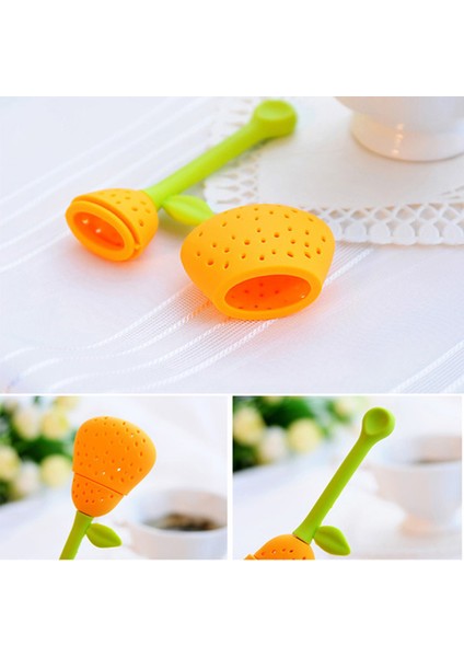 Rastgele Renk Stili Silikon Armut Şekilli Çay Süzgeci Rastgele Renk Çay Demleme Için Filtre Çay Demliği Çay Topu Yaprak Çay Süzgeci Mutfak Araçları (Yurt Dışından) fırsatları