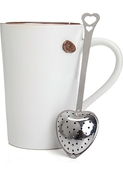 1 Adet Rastgele Renk Stili Bos Koku Dolu Kalp Cay Paslanmaz Celik Infuser Kasik Cay Torbasi ile Sicak Muhur Filtre Kagidi Cay Partner Cay Poseti Süzgeç (Yurt Dışından)