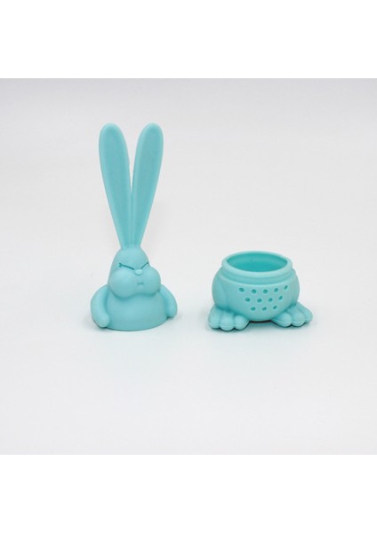 Mavi Stil 1 Adet Yeniden Kullanılabilir Tavşan Şekilli Silikon Çay Süzgeci Çay Demliği Çay Fincanı Çay ve Kahve Süzgeci Çaydanlık Aksesuarı (Yurt Dışından) indirimleri