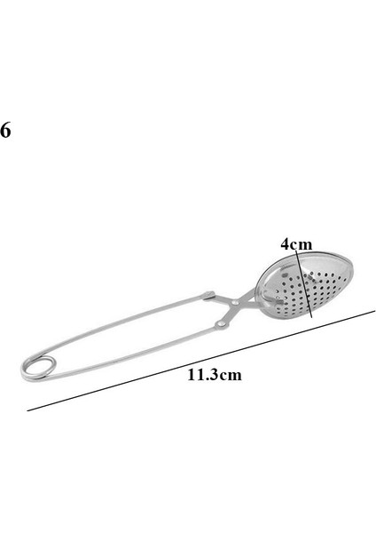 No.6 Tarzı Paslanmaz Çelik Çay Süzgeç Topu Çay Demliği Süzgeç Ev Mutfak Gereçleri Kanca Halat Zincir Filtre (Yurt Dışından)