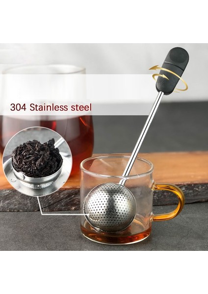 No.1 Tarzı Çay Demlik Çaylık Paslanmaz Çelik Çay Süzgeci Tekrar Kullanılabilir Metal Çay Poşeti Filtre Gevşek Yaprak Yeşil Çay Süzgeci Kupa Demlik Çay Seti Için (Yurt Dışından)