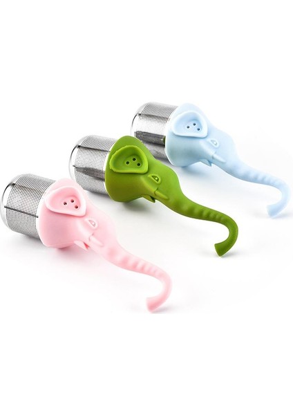 Mavi Stil M Beden Sevimli Fil Başlığı Çay Süzgeci Paslanmaz Çelik Çay Topu Yaprak Çay Süzgeci Demlik Baharat Filtre Mutfak Araçları (Yurt Dışından) fırsatları