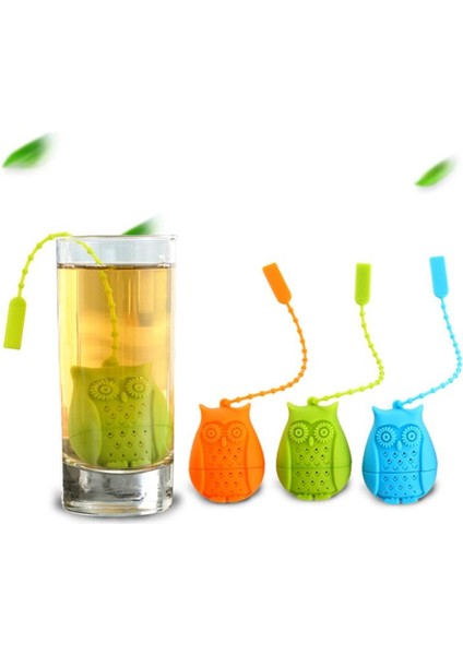 No.5 Tarzı 1 Adet Baykuş Şekilli Silikon Çay Süzgeci Çay Yaprakları Süzgeç Baharat Bitki Süzgeci Filtre Aracı Çay Süzgeçleri Çaydanlık Çay Aksesuarları (Yurt Dışından) fiyatları