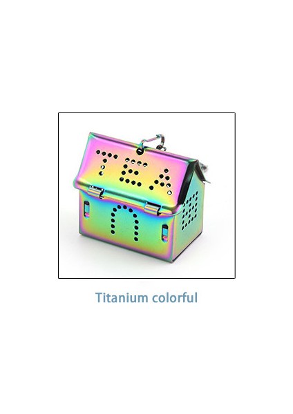 Titanyumrenkli Stil Paslanmaz Çelik Ev Şekilli Çay Süzgeç Topu Baharat Çiçek Filtre Çay Yaprağı Bitki Süzgeç Mutfak Çaydanlık Aracı Ev Aletleri Cihazı (Yurt Dışından)