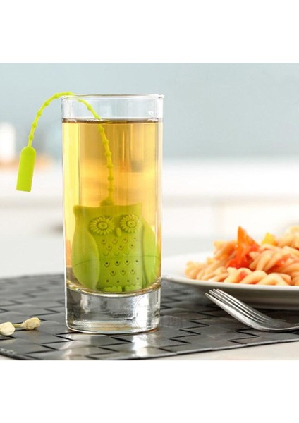 No.2 Tarzı Yaratıcı Baykuş Şekilli Çay Süzgeci Silikon Çay Poşeti Yaprak Filtre Damla Demlik Aksesuarı Mutfak Gadget (Yurt Dışından) modelleri