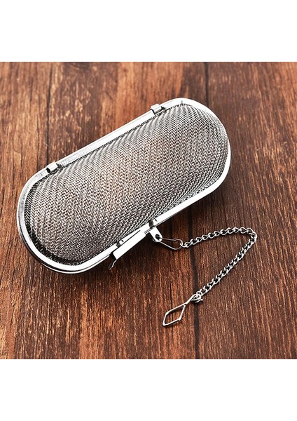 1 Adet Tarzı Paslanmaz Çelik Baharat Gevşek Çay Yaprağı Bitkisel Mutfak Aletleri Çay Süzgeci Aracı - Yeniden Kullanılabilir Çay Demliği Çay Aksesuarları Çay Filtresi (Yurt Dışından)