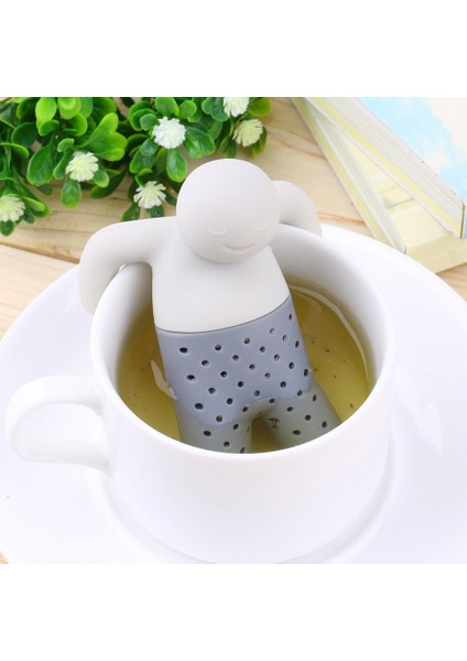 Silikon Çay Demlik 350ML Çevre Dostu Anti-Fouling Karikatür Çay Sızdırmaz Fincanlar Kupa Çaydanlık Filtre Çay Süzgeç Araçları (Yurt Dışından)