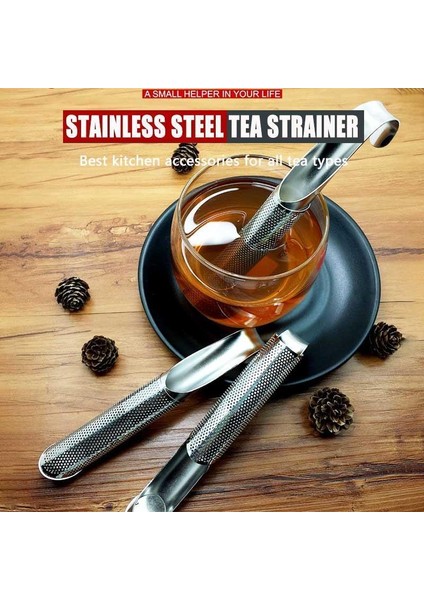 1 Bilgisayar Stili Puer Çayı Için Paslanmaz Çelik Çay Süzgeci Şık Filtre - Türk Kahve Dökümü Metal Çay Süzgeci Mug Bitki Çayı Araçları Erişimleri (Yurt Dışından) fiyatları