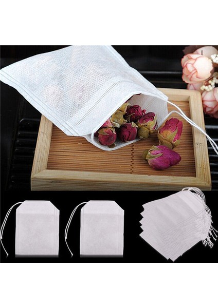 100 Adet Tarzı Non-Dokuma Kumaş Boş Filtre Demlik Çay Paket Poşetleri Yeni Boş Çay Poşetleri Kağıt Süzgeç Kokulu Küçük Çiçekli Çay Paketi (Yurt Dışından) indirimleri