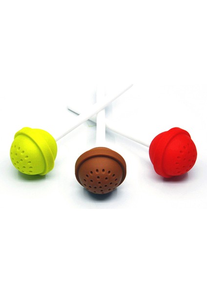 No.5 Tarzı 1 Adet Silikon Lollipop Şekilli Çay Süzgeci Yeniden Kullanılabilir Çay Topu Yaprak Çay Süzgeci Demlik Baharat Filtresi Mutfak Araçları Için (Yurt Dışından) fiyatları