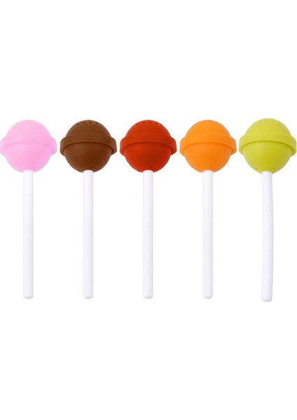 No.5 Tarzı 1 Adet Silikon Lollipop Şekilli Çay Süzgeci Yeniden Kullanılabilir Çay Topu Yaprak Çay Süzgeci Demlik Baharat Filtresi Mutfak Araçları Için (Yurt Dışından) modelleri