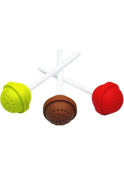 No.5 Tarzı 1 Adet Silikon Lollipop Şekilli Çay Süzgeci Yeniden Kullanılabilir Çay Topu Yaprak Çay Süzgeci Demlik Baharat Filtresi Mutfak Araçları Için (Yurt Dışından) fırsatları