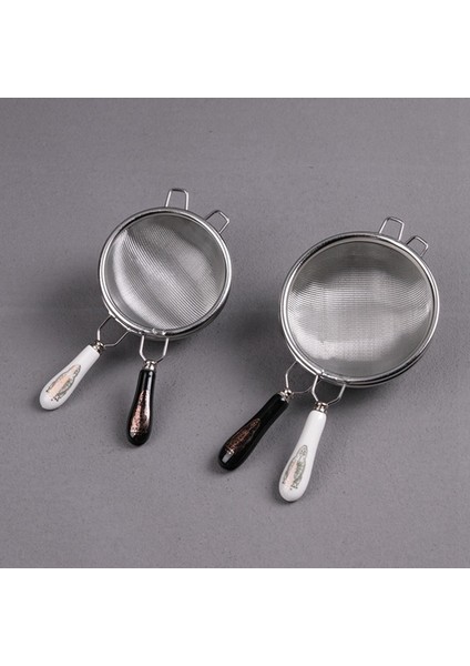 Wt-L Tarzı Çay Eleğinden Saplı Seramik Filtre Gongfu Çay Aksesuarları Vintage Çin Çay Süzgeci Paslanmaz Çelik Çift Örgülü Çay Süzgeci Gevşek (Yurt Dışından) fırsatları